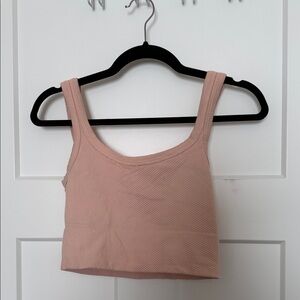 Lele active ribbed seamless crop